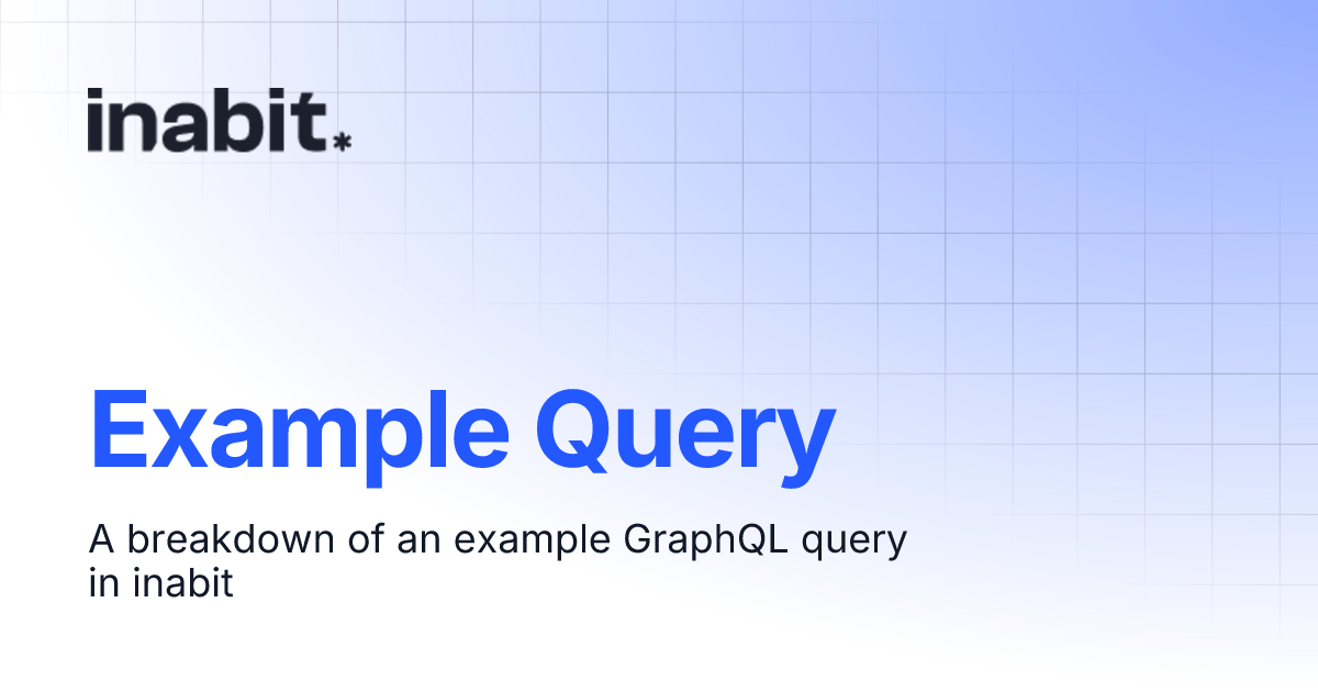 Example Query | inabit API Docs