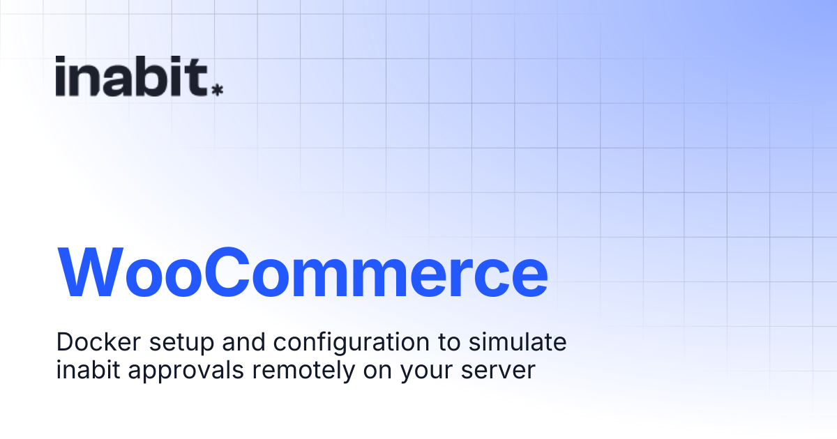WooCommerce | Terminal | inabit API Docs